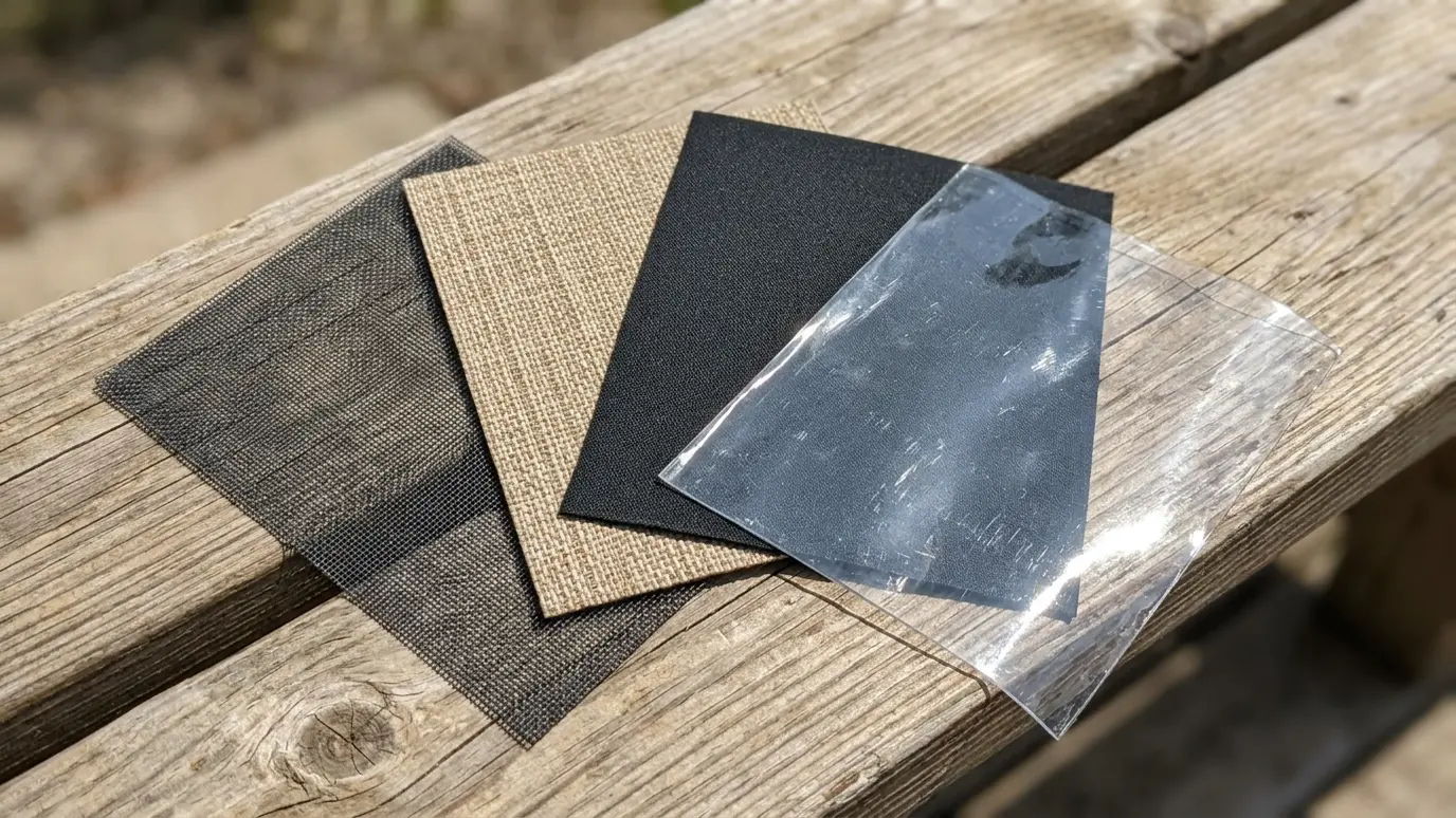 Patio Screen Fabrics Compared: Insect, Solar, Privacy and Clear