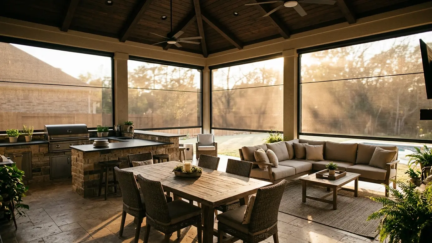 Outdoor Living Ideas With Patio Screens