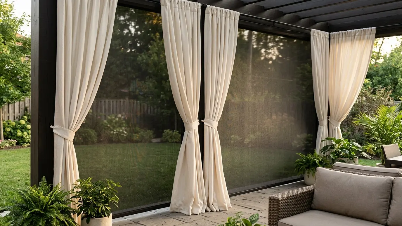 Outdoor Curtains and Side Panels in Nashville and Middle Tennessee