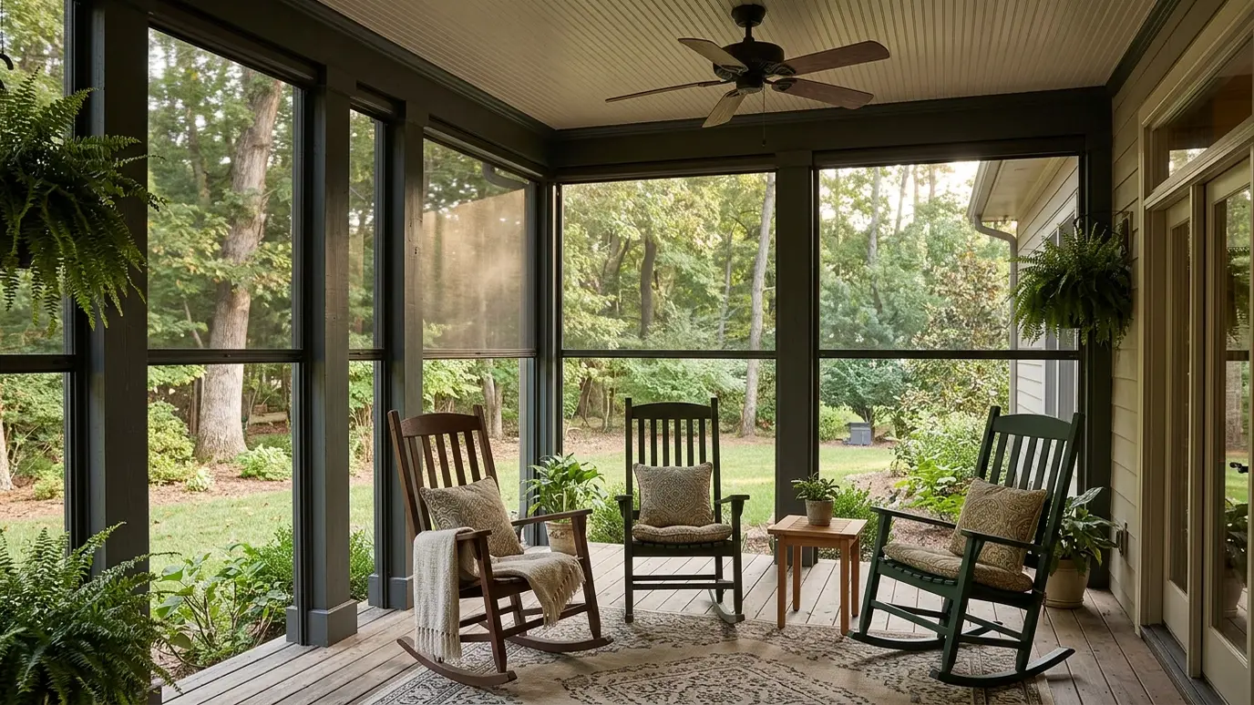 Porch and Screen Room Screens in Nashville and Middle Tennessee