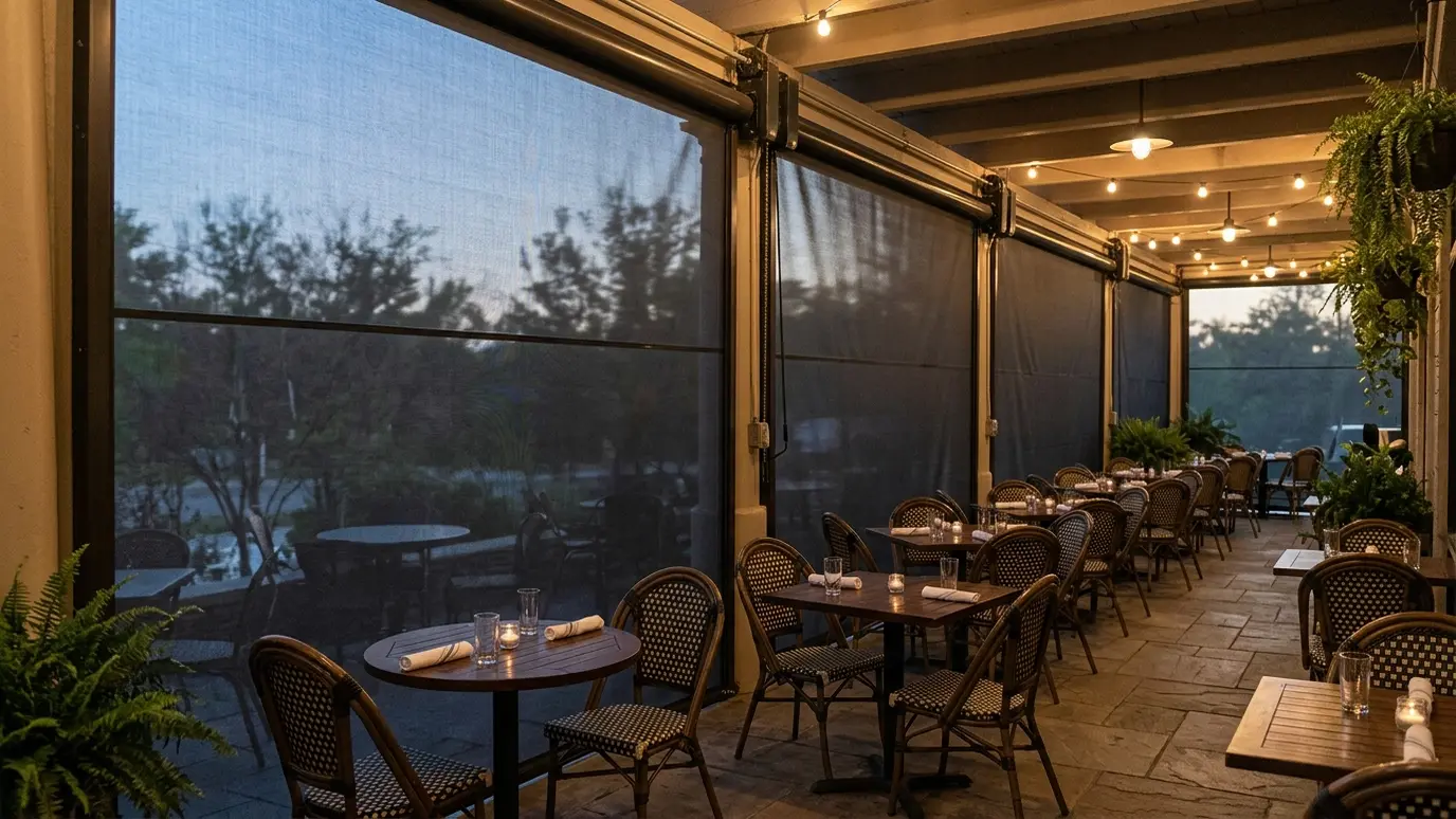 Restaurant and Commercial Patio Screens in Nashville and Middle Tennessee